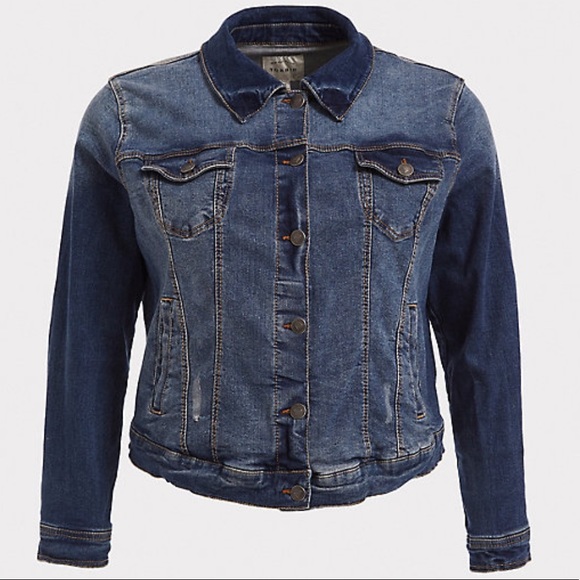torrid Jackets & Blazers - Torrid Blue Jean Jacket